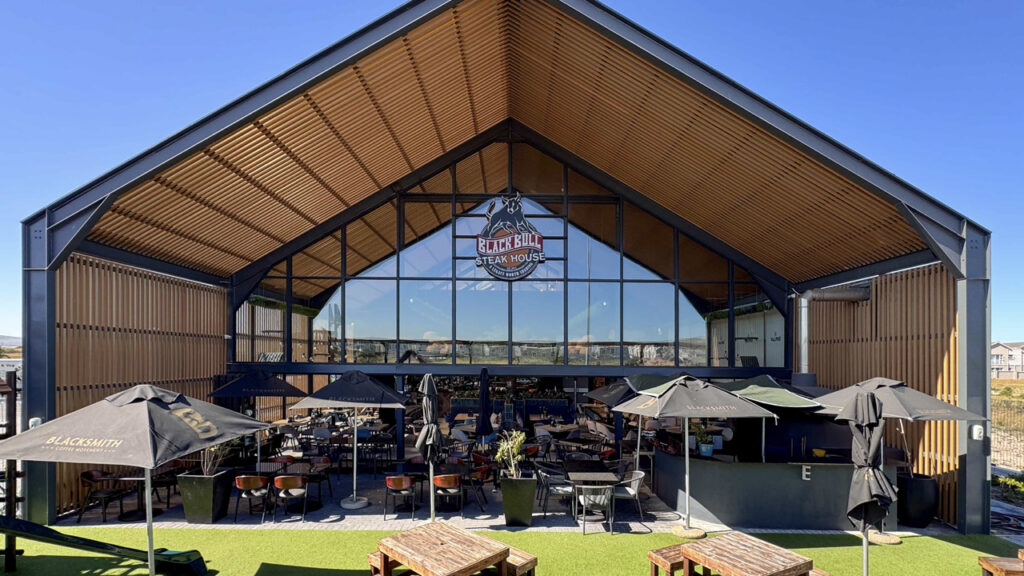 Black Bull Steakhouse – Lifespan composite architectural beams